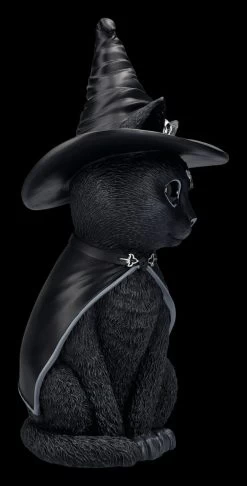 NEMESIS NOW Okkulte Katzenfigur Mit Hexenhut - Purrah Groß -Modell Und Figurengeschäft 2D FS24224 Okkulte Katzenfigur mit Hexenhut Purrah gross 5 1280x1280