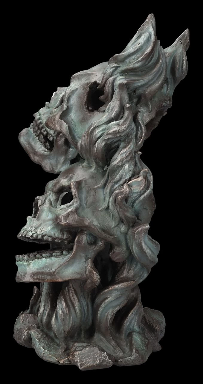 Totenkopf Skulptur - Comedy And Tragedy 5 Totenkopf Skulptur - Comedy And Tragedy – Bild 5