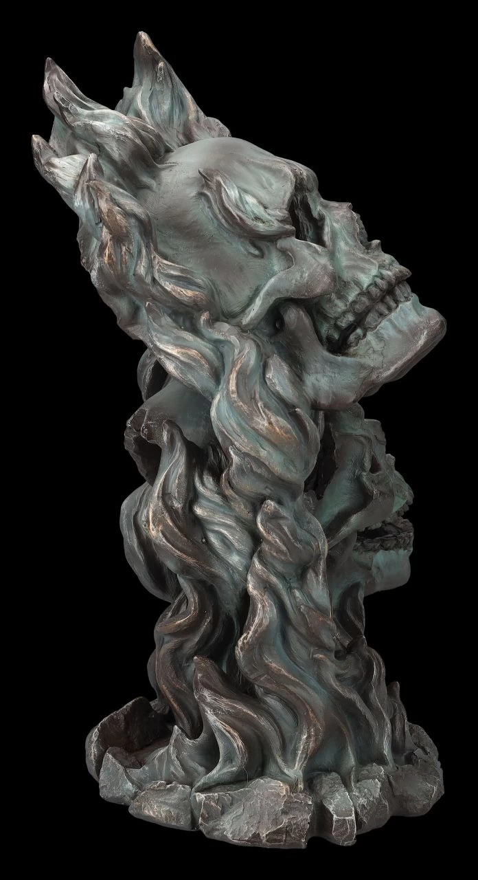 Totenkopf Skulptur - Comedy And Tragedy 4 Totenkopf Skulptur - Comedy And Tragedy – Bild 4