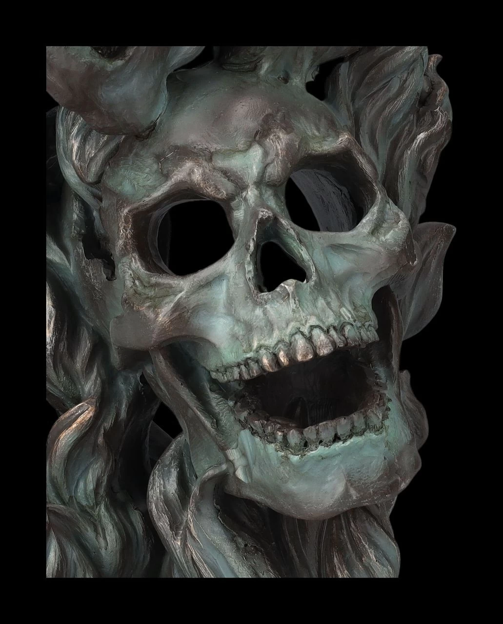 Totenkopf Skulptur - Comedy And Tragedy 7 Totenkopf Skulptur - Comedy And Tragedy – Bild 7