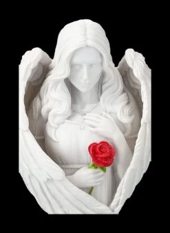 Engelfigur - Angel Blessing Mit Rose Klein 14 Engelfigur - Angel Blessing Mit Rose Klein -Modell Und Figurengeschäft 2D FS24262 Engelfigur Angel Blessing mit Rose klein 11 1280x1280