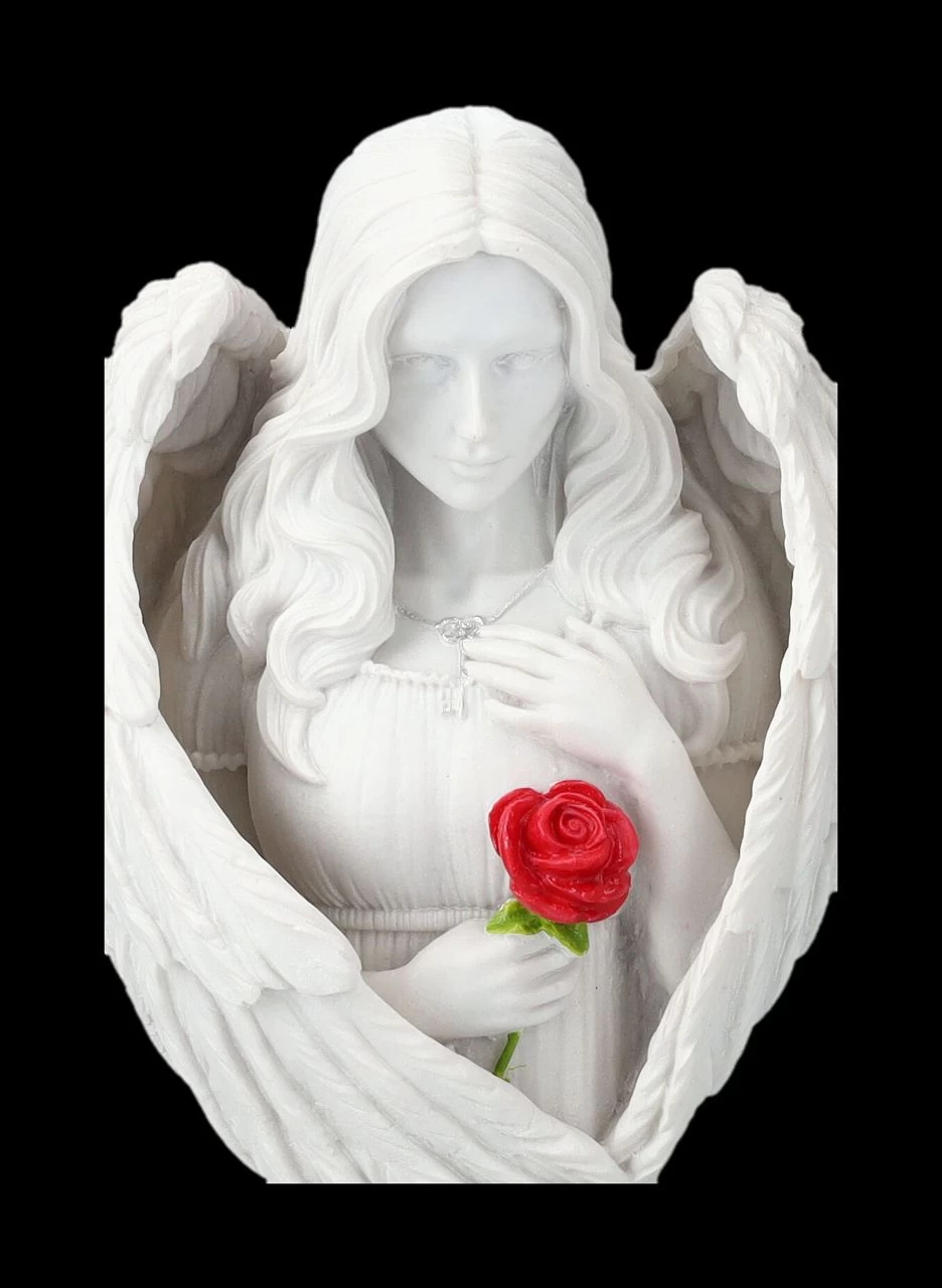 Engelfigur - Angel Blessing Mit Rose Klein 7 Engelfigur - Angel Blessing Mit Rose Klein – Bild 7