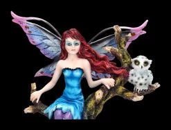 Elfen Figur Sitzt Auf Ast Mit Eule -Modell Und Figurengeschäft 2D FS24289 Elfen Figur sitzt auf Ast mit Eule 9 1280x1280