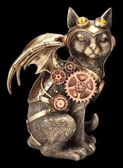 Katzen Figur - Steampunk Kitty