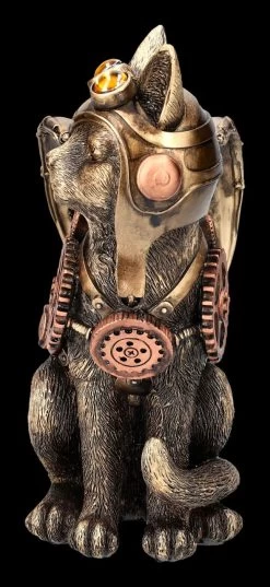 Katzen Figur - Steampunk Kitty -Modell Und Figurengeschäft 2D FS24368 Katzen Figur Steampunk Kitty 2 1280x1280