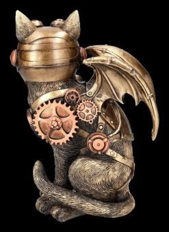 Katzen Figur - Steampunk Kitty -Modell Und Figurengeschäft 2D FS24368 Katzen Figur Steampunk Kitty 3 1280x1280