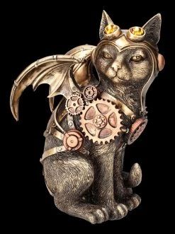 Katzen Figur - Steampunk Kitty -Modell Und Figurengeschäft 2D FS24368 Katzen Figur Steampunk Kitty 6 1280x1280