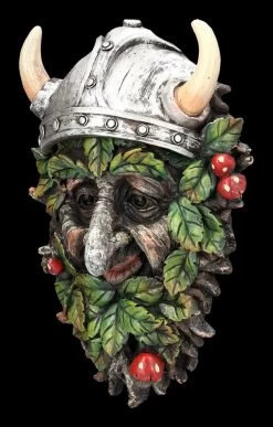 Wandrelief Greenman - Pan Enorki -Modell Und Figurengeschäft 2D FS24408 Wandrelief Greenman Pan Enorki 6 1280x1280