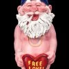 Gartenzwerg Figur - Hippie Gnom Free Love
