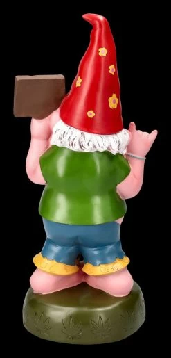 Gartenzwerg Figur - Hippie Gnom Kiffer -Modell Und Figurengeschäft 2D FS24476 Gartenzwerg Figur Hippie Gnom Kiffer 4 1280x1280