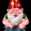 Gartenzwerg Figur - Hippie Lässt Hosen Runter