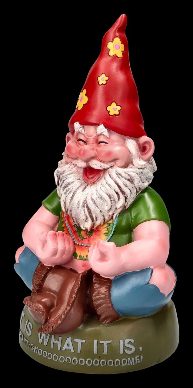 Gartenzwerg Figur - Hippie Beim Meditieren 3 Gartenzwerg Figur - Hippie Beim Meditieren – Bild 3