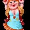 Gartenzwerg Figur - Hippie Lady Groovy