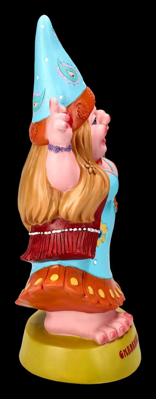 Gartenzwerg Figur - Hippie Lady Groovy 6 Gartenzwerg Figur - Hippie Lady Groovy – Bild 6
