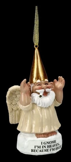 Christbaumschmuck - Gartenzwerg Engel Kiffer -Modell Und Figurengeschäft 2D FS24483 Christbaumschmuck Gartenzewrg Engel Kiffer 5 1280x1280