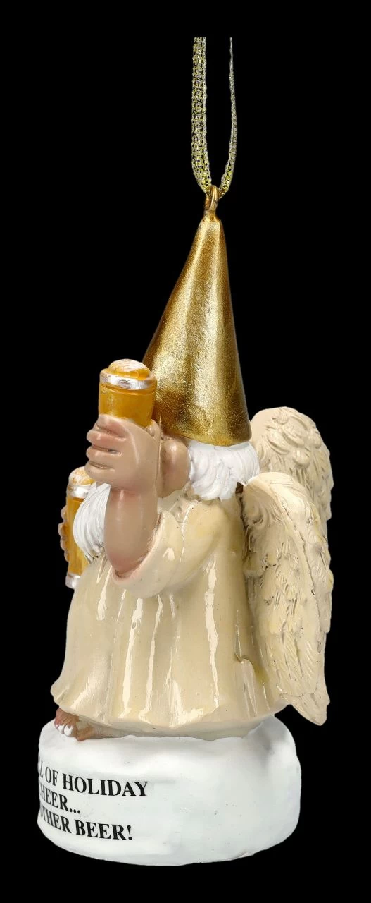 Christbaumschmuck - Gartenzwerg Engel Prost 5 Christbaumschmuck - Gartenzwerg Engel Prost – Bild 5