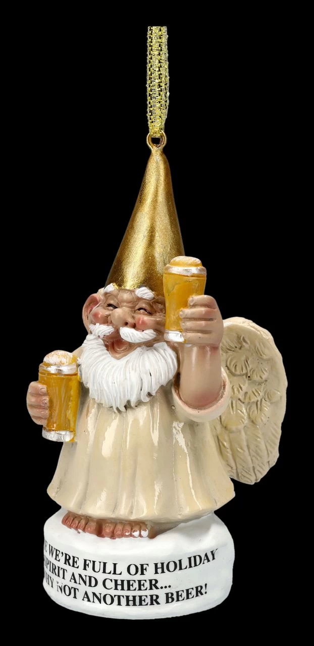 Christbaumschmuck - Gartenzwerg Engel Prost 4 Christbaumschmuck - Gartenzwerg Engel Prost – Bild 4