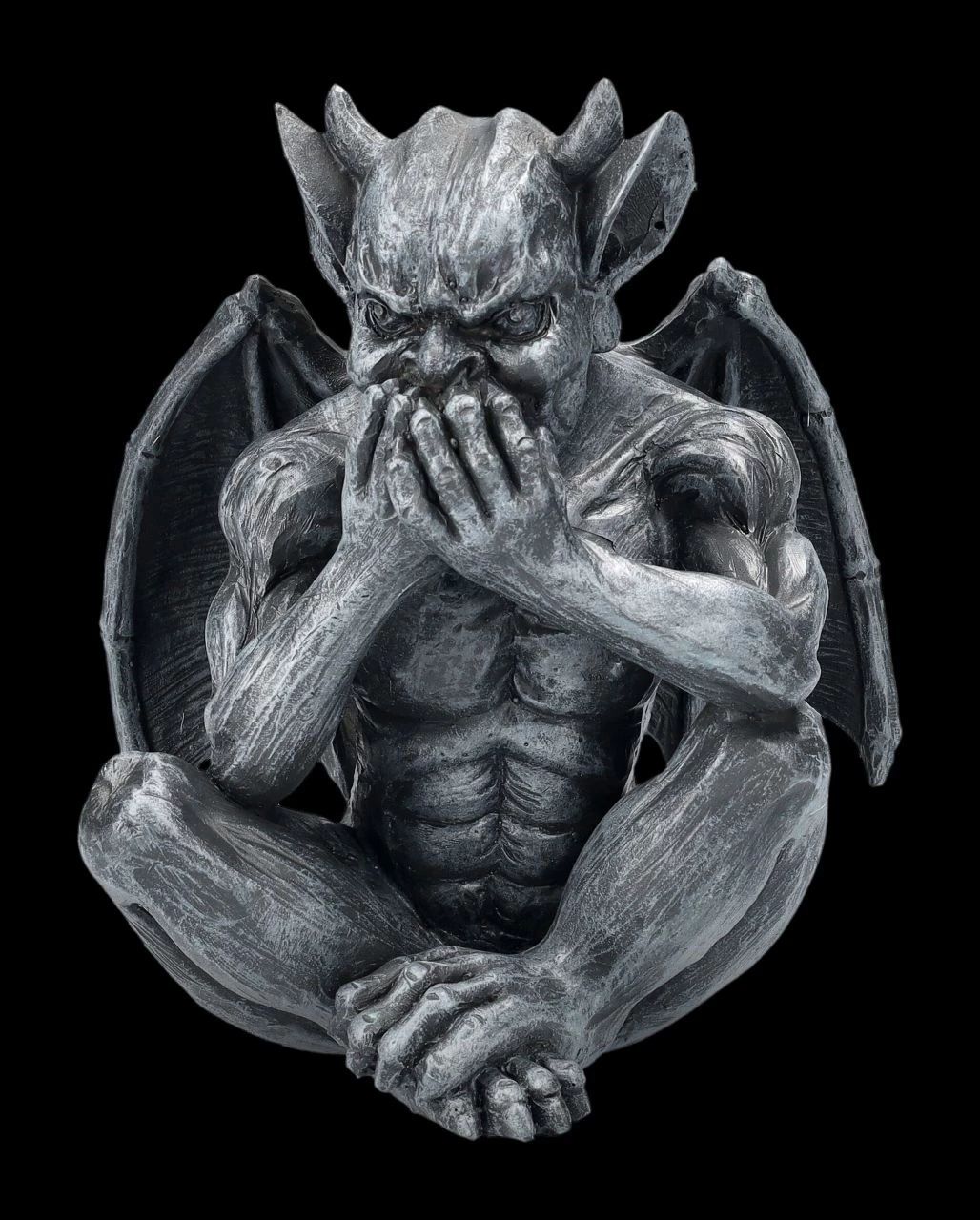Gargoyle Figuren Sitzend - Nichts Böses 6 Gargoyle Figuren Sitzend - Nichts Böses – Bild 6
