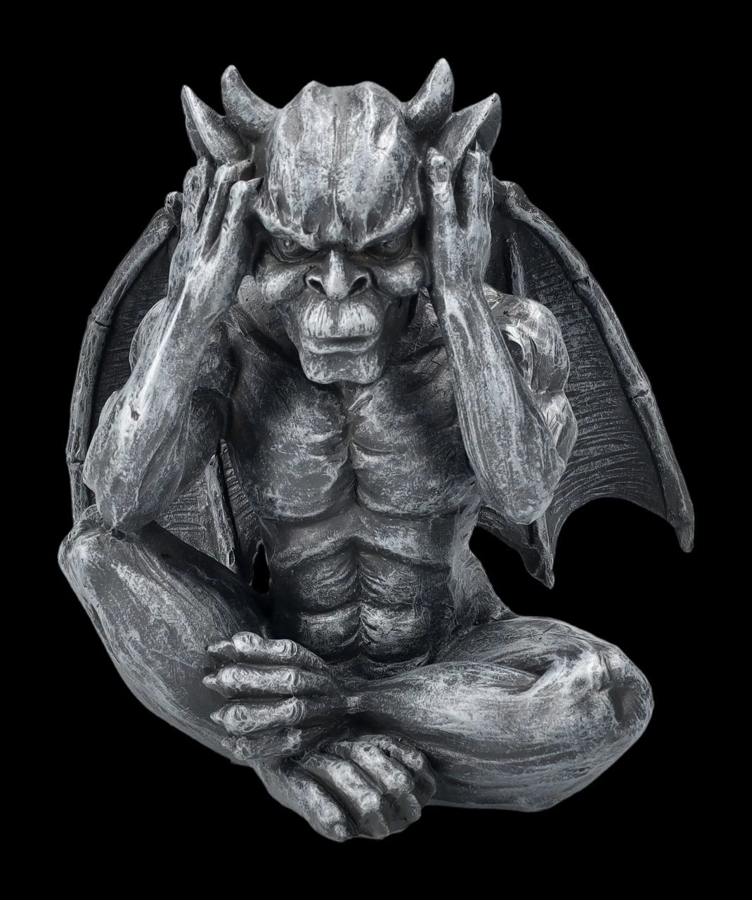 Gargoyle Figuren Sitzend - Nichts Böses 7 Gargoyle Figuren Sitzend - Nichts Böses – Bild 7