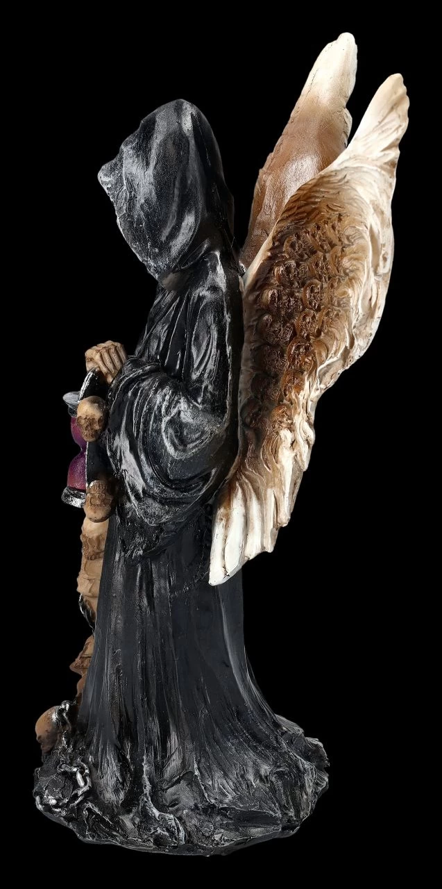 Grim Reaper Figur Mit Laterne Und Schädel-Flügeln 7 Grim Reaper Figur Mit Laterne Und Schädel-Flügeln – Bild 7