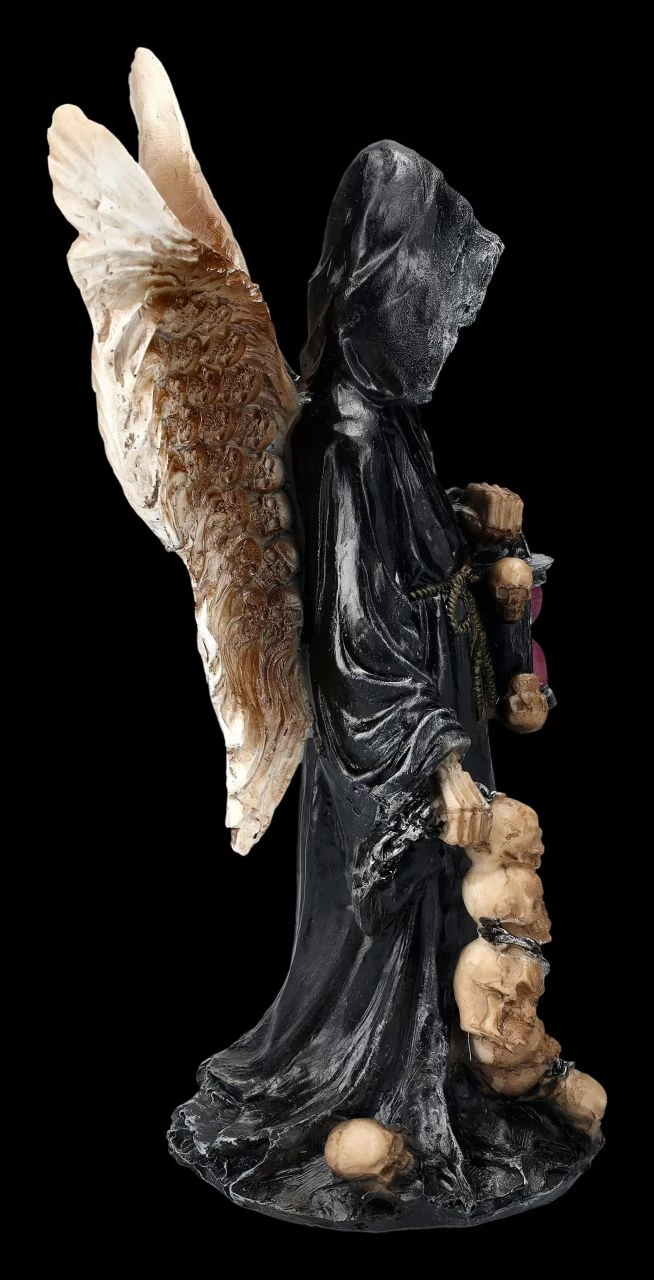 Grim Reaper Figur Mit Laterne Und Schädel-Flügeln 6 Grim Reaper Figur Mit Laterne Und Schädel-Flügeln – Bild 6