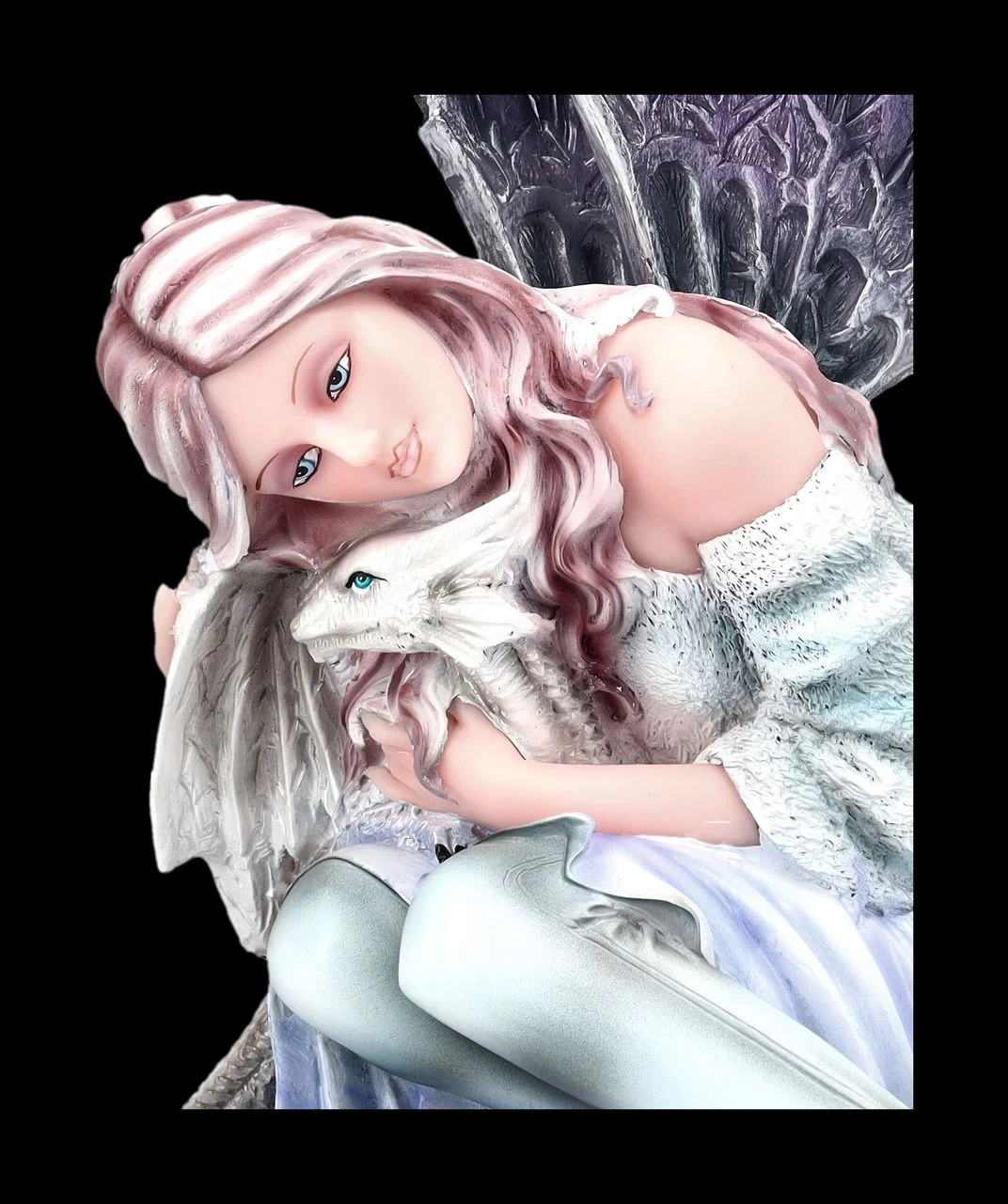 Elfen Figur - Winterliche Crystalia Mit Drache 7 Elfen Figur - Winterliche Crystalia Mit Drache – Bild 7