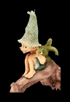 Pixie Kobold Figur Mit Drache Auf Baum - 2er Set -Modell Und Figurengeschäft 2D FS24652 Pixie Kobold Figur mit Drache auf Baum 2er Set 10 1280x1280