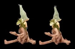 Pixie Kobold Figur Mit Drache Auf Baum - 2er Set -Modell Und Figurengeschäft 2D FS24652 Pixie Kobold Figur mit Drache auf Baum 2er Set 4 1280x1280