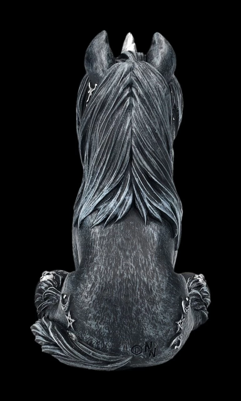 NEMESIS NOW Einhorn Figur Schwarz - Culticorn 5 NEMESIS NOW Einhorn Figur Schwarz - Culticorn – Bild 5