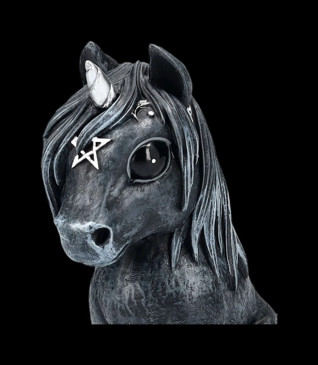 NEMESIS NOW Einhorn Figur Schwarz - Culticorn 7 NEMESIS NOW Einhorn Figur Schwarz - Culticorn – Bild 7