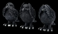 NEMESIS NOW Raben Figuren - Nichts Böses -Modell Und Figurengeschäft 2D FS24707 Raben Figuren Nichts Boses 4 1280x1280