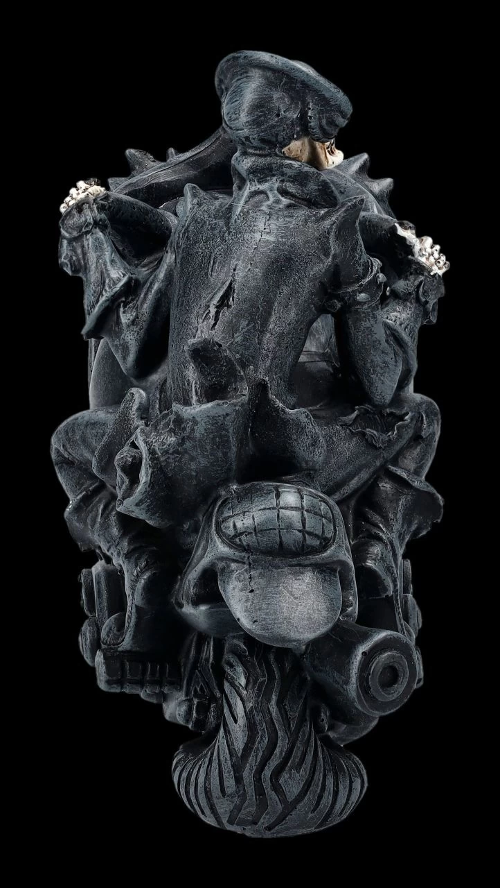 Skelett Figur Motorrad - Rebel Rider Schwarz 6 Skelett Figur Motorrad - Rebel Rider Schwarz – Bild 6