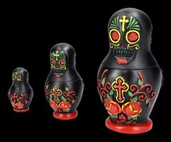 Matrjoschka - Totenköpfe DOD -Modell Und Figurengeschäft 2D FS24737 Matroschka Totenkopfe DOD 5 1280x1280