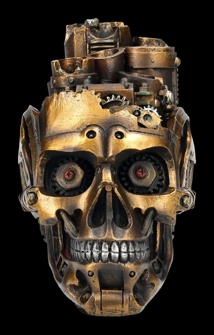 Steampunk Totenkopf Schatulle - Gear Skull 4 Steampunk Totenkopf Schatulle - Gear Skull – Bild 4