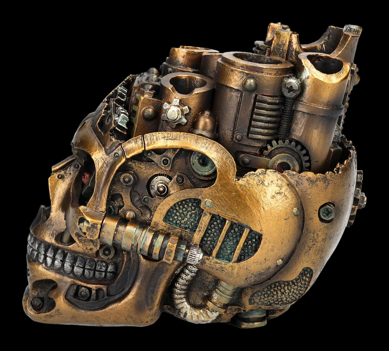 Steampunk Totenkopf Schatulle - Gear Skull 6 Steampunk Totenkopf Schatulle - Gear Skull – Bild 6