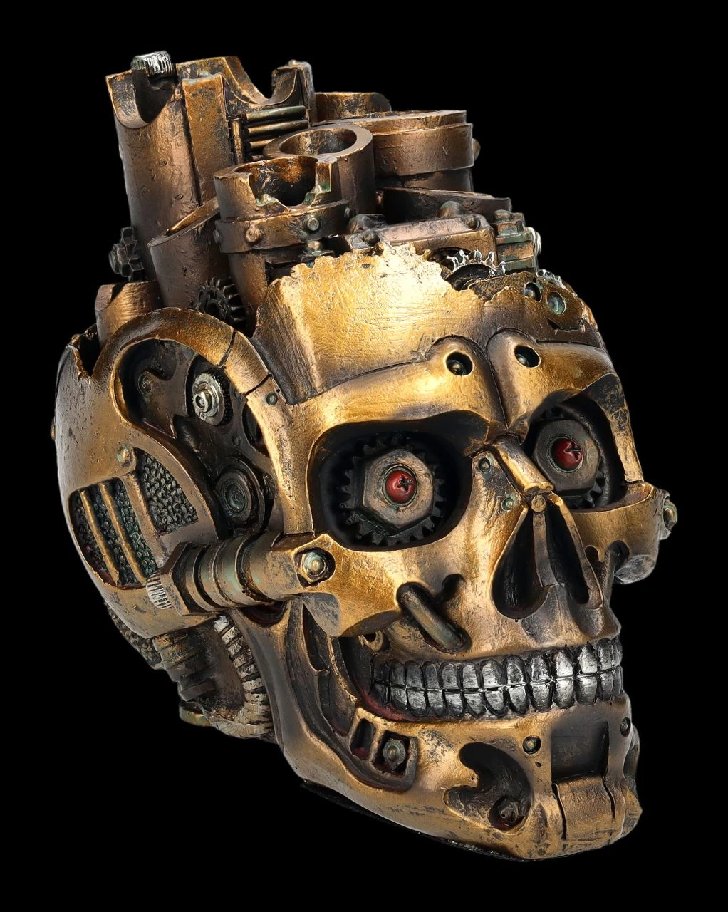 Steampunk Totenkopf Schatulle - Gear Skull