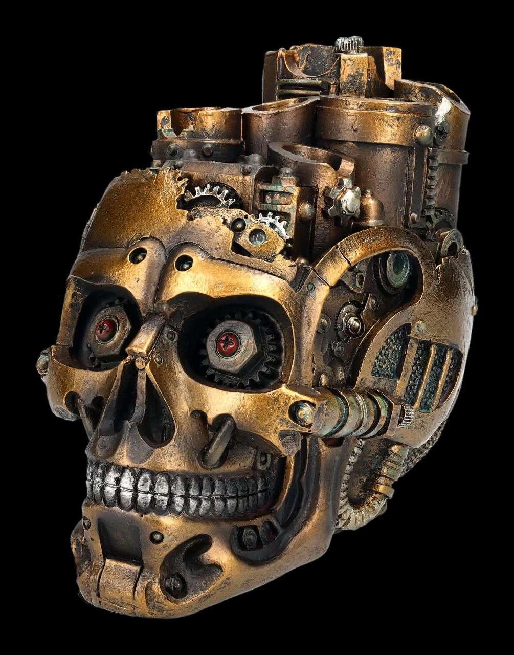 Steampunk Totenkopf Schatulle - Gear Skull 5 Steampunk Totenkopf Schatulle - Gear Skull – Bild 5