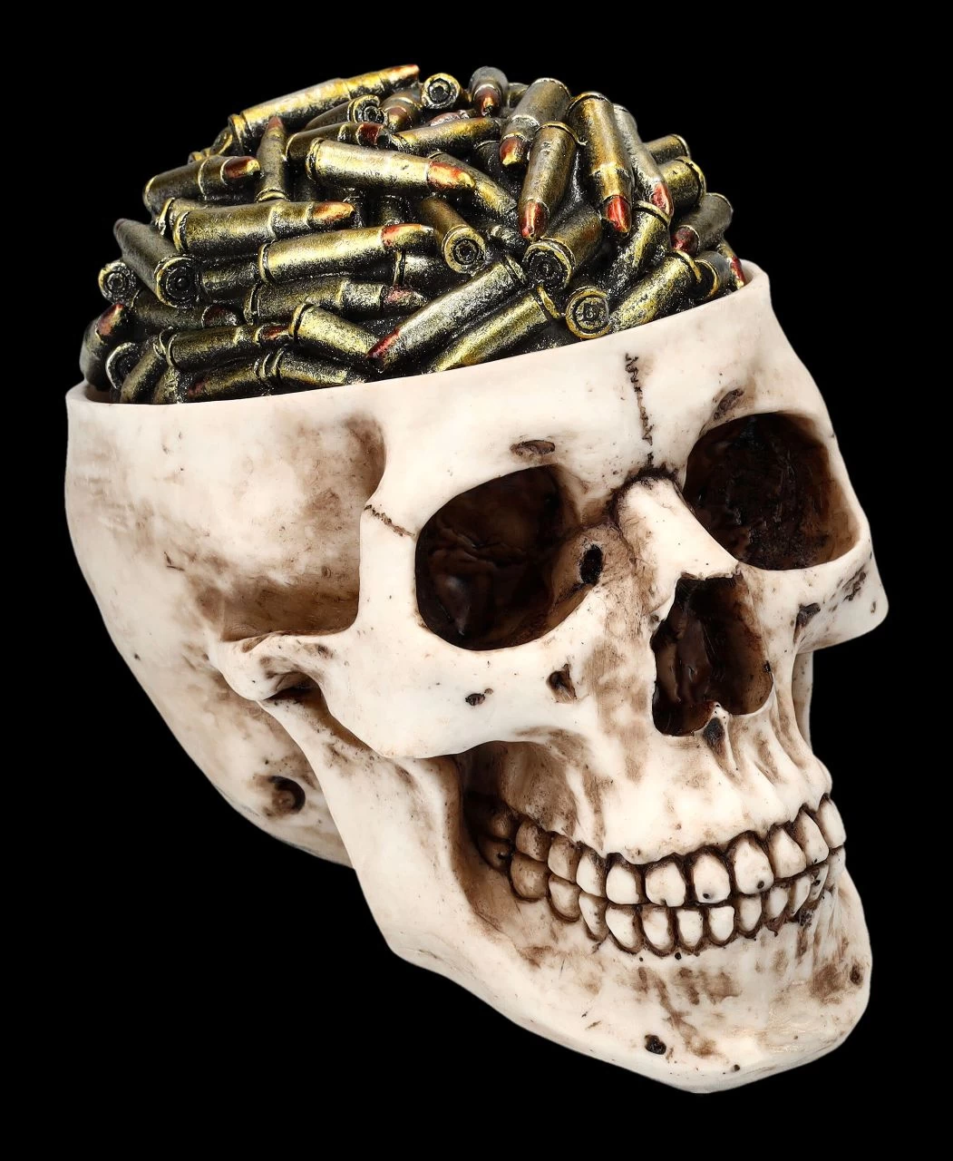 Totenkopf Schatulle - Patronen Deckel 1 Totenkopf Schatulle - Patronen Deckel