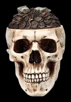 Totenkopf Schatulle - Geld Deckel -Modell Und Figurengeschäft 2D FS24742 Totenkopf Schatulle Geld Deckel 1 1280x1280