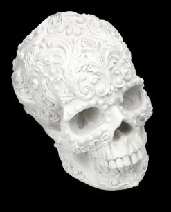 Totenkopf - Rokoko Schädel Weiß -Modell Und Figurengeschäft 2D FS24746 Totenkopf Rokoko Sch del weiss 7 1280x1280