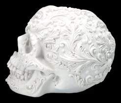 Totenkopf - Rokoko Schädel Weiß -Modell Und Figurengeschäft 2D FS24746 Totenkopf Rokoko Schadel weiss 2 1280x1280