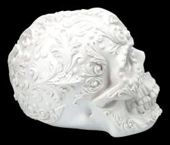 Totenkopf - Rokoko Schädel Weiß -Modell Und Figurengeschäft 2D FS24746 Totenkopf Rokoko Schadel weiss 4 1280x1280