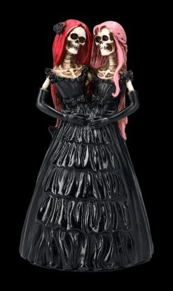 Skelett Figur - Skelamesische Zwillinge