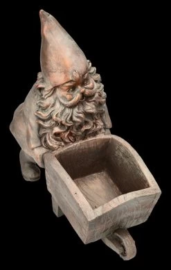 Gartenzwerg Figur Mit Schubkarren Pflanztopf -Modell Und Figurengeschäft 2D FS24757 Gartenzwerg Figur mit Schubkarren Pflanztopf 8 1280x1280