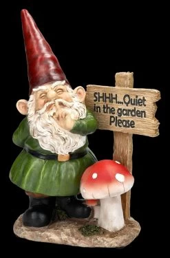 Gartenzwerg Figur - Shh Ruhe Im Garten 12 Gartenzwerg Figur - Shh Ruhe Im Garten -Modell Und Figurengeschäft 2D FS24761 Gartenzwerg Figur Shh Ruhe im Gartren 6 1280x1280