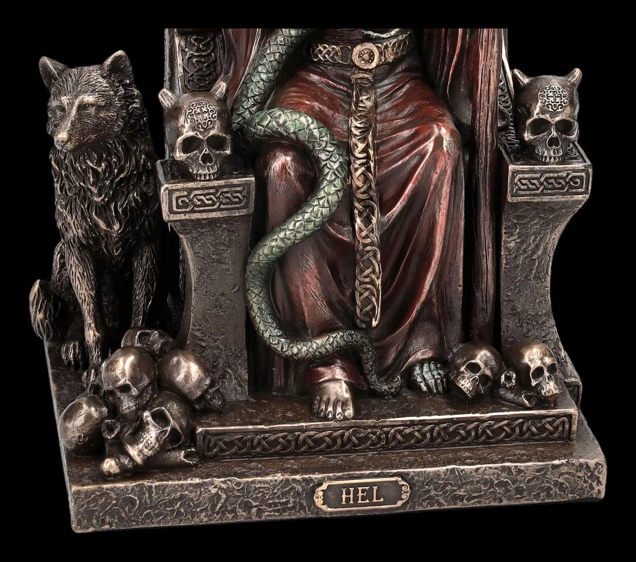 Hel Figur - Germanische Göttin Des Todes Auf Thron 8 Hel Figur - Germanische Göttin Des Todes Auf Thron – Bild 8