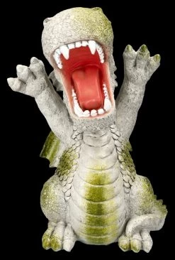 Gartenfigur Drache Streckt Sich - Guten Morgen -Modell Und Figurengeschäft 2D FS24884 Gartenfigur Drache streckt sich Guten Morgen 1 1280x1280