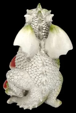 Gartenfigur Drache Mit Pilz - Der Denker -Modell Und Figurengeschäft 2D FS24886 Gartenfigur Drache mit Pilz der Denker 3 1280x1280