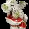 Gartenfigur Drache Mit Pilz - Der Denker