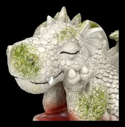 Gartenfigur Drache Mit Pilz - Der Denker -Modell Und Figurengeschäft 2D FS24886 Gartenfigur Drache mit Pilz der Denker 7 1280x1280